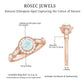 Genuine Ethiopian Opal Antique Looking Engagement Ring with Diamond Halo