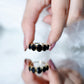 Oval Shaped Black Onyx 5 Stone Anniversary Ring