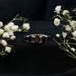 Oval Shaped Black Onyx 5 Stone Anniversary Ring
