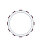 Genuine Baguette Ruby Diamond Eternity Ring for Women