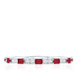 Genuine Baguette Ruby Diamond Eternity Ring for Women