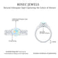 Ethiopian Opal Celtic Knot Engagement Ring with Surprise Diamond