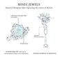 2 Carat Natural Ethiopian Opal Flower Engagement Ring with Diamond
