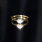 Natural Ethiopian Opal Princess Cut Engagement Ring with Diamond