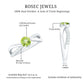 Natural 0.5 Carat Peridot Infinity Promise Ring with Diamond