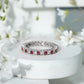 Natural Ruby Diamond Eternity Ring for Anniversary