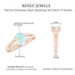 1.2 Carat Genuine Oval Ethiopian Rainbow Opal Split Shank Engagement Ring