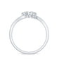 Heart Shape Moissanite Toi Et Moi Promise Ring