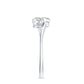 Heart Shape Moissanite Toi Et Moi Promise Ring