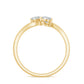 Heart Shape Moissanite Toi Et Moi Promise Ring