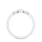 Natural Bezel Set Marquise Diamond Engagement Ring with Celtic Knot