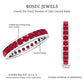 Round Created Ruby Full Eternity Ring in Channel Setting