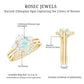 0.8 Carat Natural Ethiopian Rainbow Opal Diamond Wedding Bridal Ring Set of 3