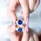 Certified 5.98 Carat Lab Grown Blue Sapphire Big Engagement Ring with Moissanite
