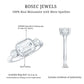 1.8 Carat Emerald Cut Moissanite 3 Stone Engagement Ring in East West Style