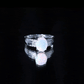 1.3 Carat Ethiopian Opal Oblong Engagement Ring with Diamond