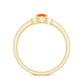 Classic Fire Opal Engagement Ring with Diamond Halo