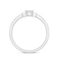 0.8 Carat Classic Moonstone and Diamond Halo Engagement Ring