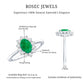 Natural 0.7 Carat Emerald Oval Engagement Ring with Diamond Halo