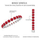 Certified Lab Created Ruby Eternity Wedding Band for Women