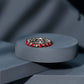 Certified Lab Created Ruby Eternity Wedding Band for Women