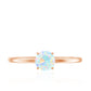 Natural Ethiopian Opal October Birthstone Ring