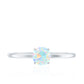 Natural Ethiopian Opal October Birthstone Ring