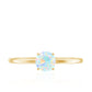 Natural Ethiopian Opal October Birthstone Ring