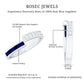 Natural Blue Sapphire Diamond Anniversary Band Ring