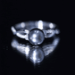 Tahitian Pearl and Diamond Crossover Engagement Ring