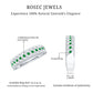 Genuine Emerald Vintage Inspired Eternity Band