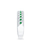 Genuine Emerald Vintage Inspired Eternity Band