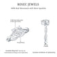 Solitaire Heart Shape Moissanite Braided Engagement Ring