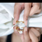 Solitaire Heart Shape Moissanite Braided Engagement Ring