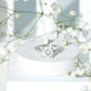 3 CT Certified Moissanite Cushion Cut Engagement Ring