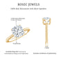 3 CT Certified Moissanite Cushion Cut Engagement Ring