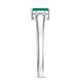 Emerald Cut Emerald and Diamond 3 Stone Promise Ring for Her