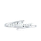 Diamond Promise Ring with Bypass Shank