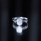 Certified 2 CT Moissanite Oval Cut Engagement Ring