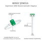 Natural Emerald Cut Emerald Engagement Ring with Diamond Side Stones