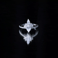 0.7 Carat Pear Shape Moissanite Crown Engagement Ring