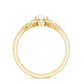 Pear Cut Moissanite Solitaire Bridal Ring Set with Certificate