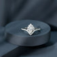 Marquise Cut Moissanite Designer Engagement Ring