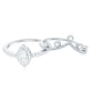 Marquise Cut Moissanite Vintage Wedding Ring Set