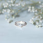 Certified Moissanite Oval Engagement Ring with Wedding Band