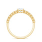 Oval Cut Moissanite Engagement Ring with Side Stones