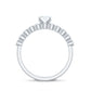 Oval Cut Moissanite Solitaire Bridal Ring Set for Women