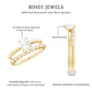 Oval Cut Moissanite Solitaire Bridal Ring Set for Women
