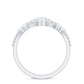 Marquise Cut Moissanite Wedding Ring Set with Beaded Detail