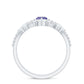 Natural Marquise Tanzanite Diamond Engagement Ring Set
